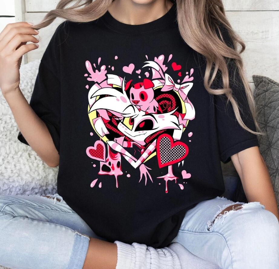 

Hazbin Hotel Shirt Unisex Short Sleeve TShirt All Sizes S2345Xl Unisex T-Shirt XXXXL