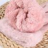 Polar Fleece 2 Finger Flip Gloves Soft Plush Thickened Gloves Women Anti-cold Mittens  Cycling