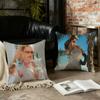 Singer Actor P-Paris Hilton Cushion Cover Birthday Anniversary Gifts Double Sided Printed Zipper Cushion Cover Soft Skin Bedding