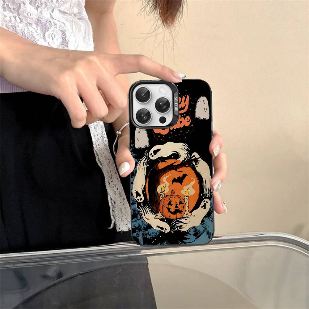 Horror Movie Halloween Phone Case For iPhone 17 16 15 14 13 12 11 Pro MAX Matte Shockproof Back Anti Fall Matte Cover
