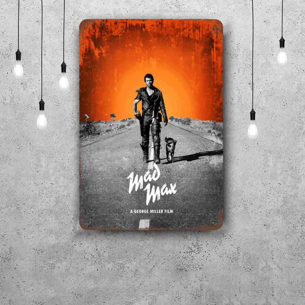 Mad Max Classic Poster Rusty Metal Plaque Retro Decorative Plate Bar Man Cave Garage Club Metal Sign Wall Decoration
