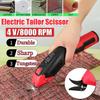 1500mAh Cordless Electric Scissors Multipurpose Fabric Leather Cloth Cutting Chargeable Fabric Sewing Handheld Scissors 110V-220V