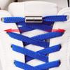 Capsule Lock Shoelaces Elastic Laces Sneakers No Tie Shoe Laces Without Ties Kids Adult 0.6cm Flat Shoelace for Shoes