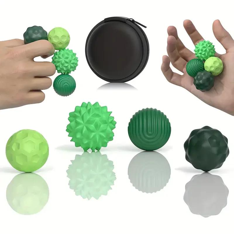 Silicone Magnetic Fidget Balls Fidget Toys Stress Balls for Adults Sensory Stone Travel Toys for Calming Autism and ADHD