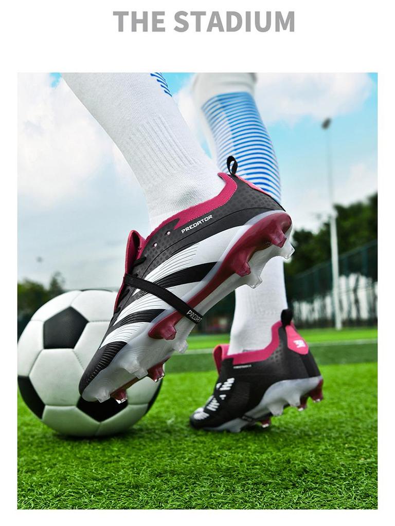 Unisex Fußballschuhe für draußen für Erwachsene & Kinder - Lange & Kurze Stollen für Kunstrasen