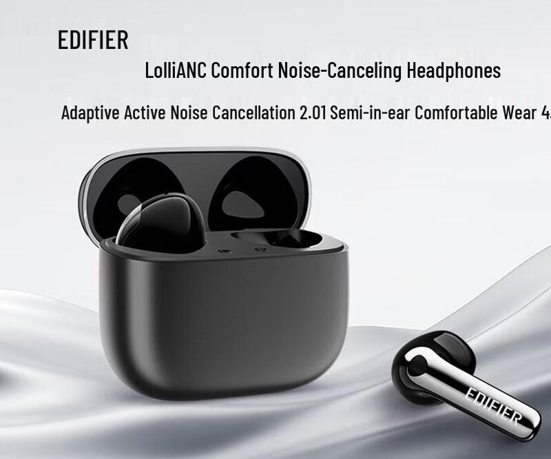 

Edifier Lolli ANC AI Translation Semi-in-Ear Noise Cancelling Earbuds