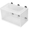 Aquarium Fisch Zucht Box Isolation Box Züchter Brüterei Inkubator mit SaugnapfL