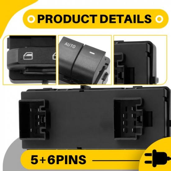 For Ford F-250 F-350 F-450 Super Duty 2008 09-2010 Window Switch Front Driver EA