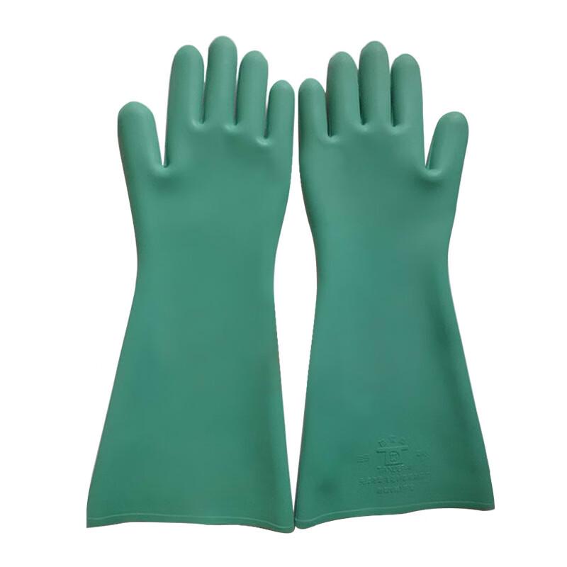 TAXUE 45CM Industrial Acid-Resistant Rubber Gloves