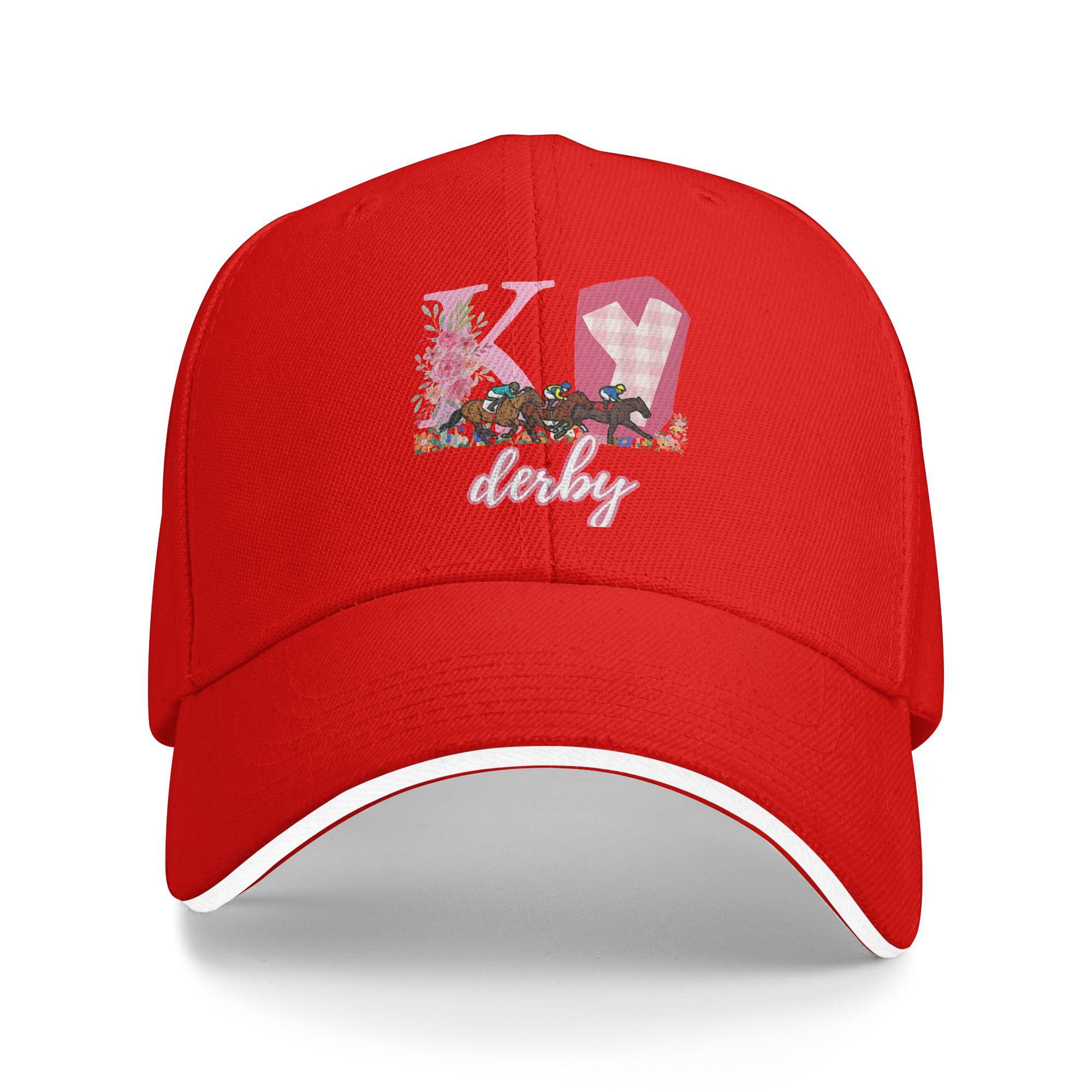 KY Derby Day This Is My Derby Day Dress Funny Horse Racing Baseball Cap Tennis Skate Trucker Hat Spring Sun Women Baseball Caps One Size