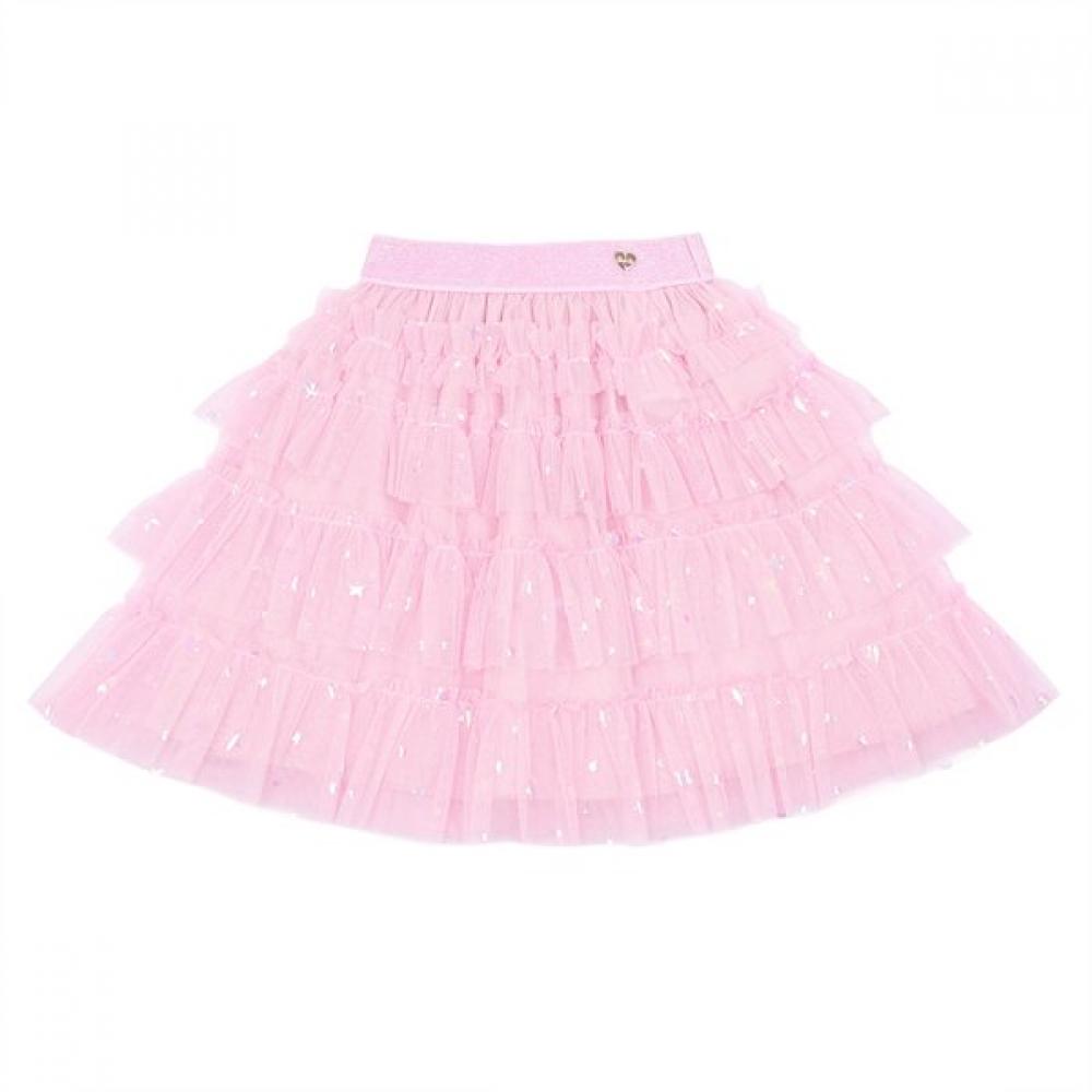 French Cat Pink Star Trans Shas Skirt Q51dcs090p1 Pink/110