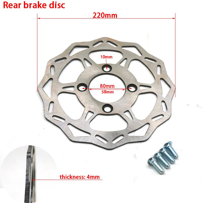Motorcycle Brake Disc Front And Rear Friction For KAYO T2 K2 250 Motocross