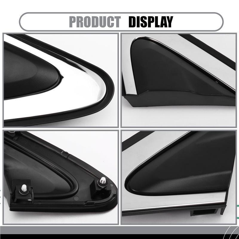For Honda CRV 12-16 Side Mirror Corner Triangle Garnish Panel Car Window Replacement Part Plate 75490-T0A-003 75495-T0A-003 A