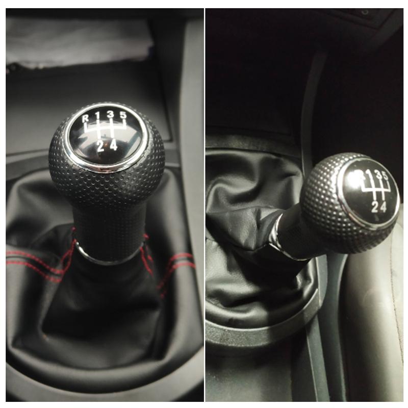 For SEAT Ibiza 2002 2003 2004 2005 2006 2007 2008 2009 2010 Gear Stick Shift Knob Leather Gaiter Boot Cover Car 5 Speed
