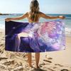 Game Honkai Star Rail Cyrene b Towel Beach Towel Oversized Quick Dry Towel Absorbent Soft Swim BeachTowels for Men Women