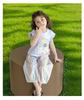 2026 Summer Kids' Cartoon T-shirt & Mosquito-Repellent Pants Set for Girls