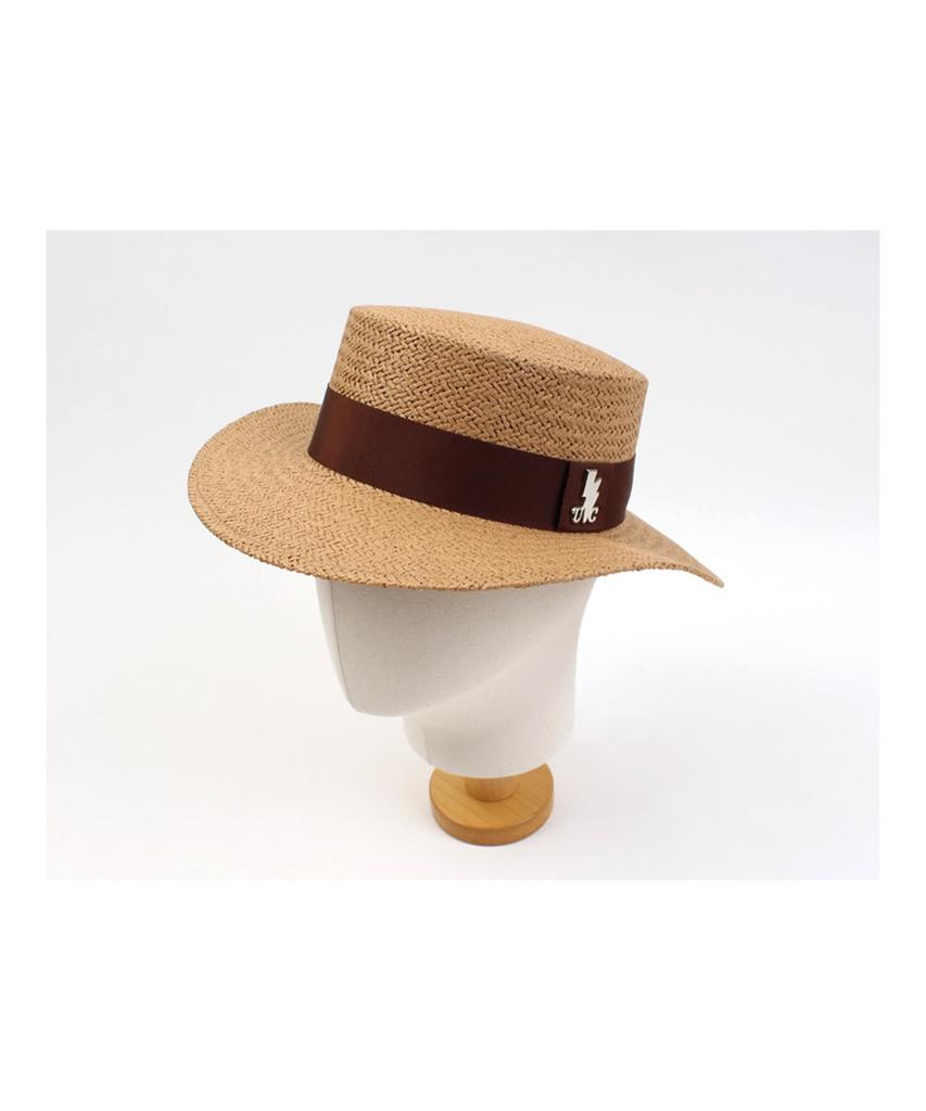 Yunibeosyeolkemiseuteuli Brown Line Brown Panama Hat Panama Hat