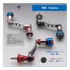 HEIGHTEN 45-50mm Adjustable Reel Handle, 6.8g, 20mm Burnt-Color Aluminum Knob, Compatible with Shima