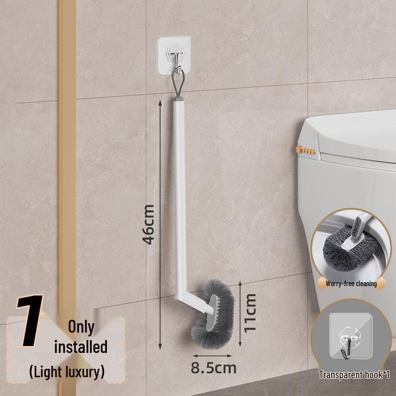 Wall-Mounted No Dead Corner Toilet Cleaning Brush