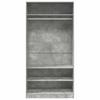 Wardrobe Concrete Grey 100 x 50 x 200 cm Particleboard