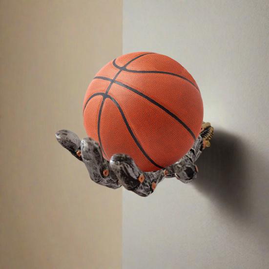 Držák na ruční basketbalový míč Pryskyřice Držák na míč na stěnu Držák na palmový míč pro basketbal Fotbal Volejbal Rugby