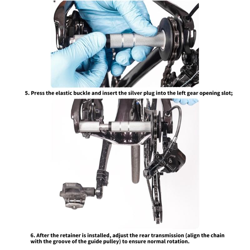 Witterungsbeständiges Kettenreiniger-Set Portables Heim-Garagen-Fahrradreiniger für den Heimgebrauch und Reparaturwerkstätten