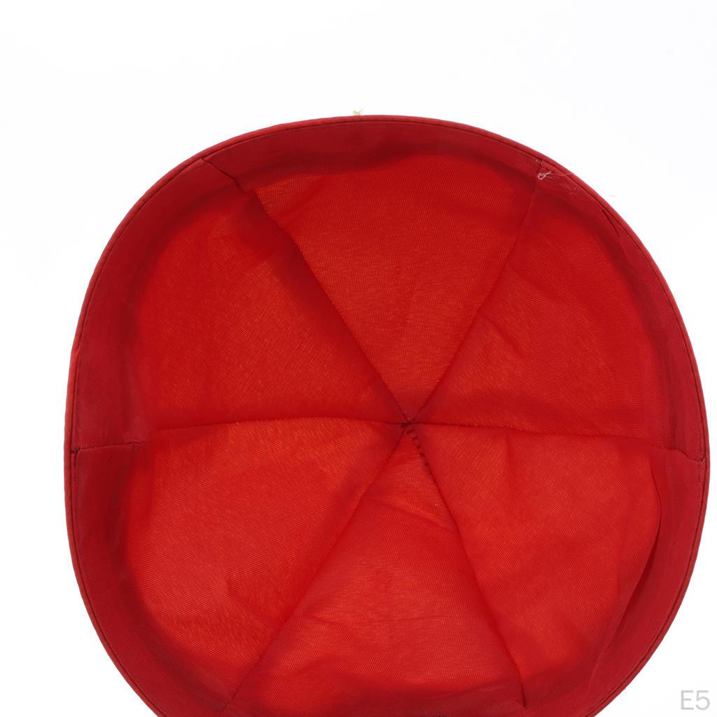 Silk Adults Chinese Oriental with Ponytail Cosplay Party Costume Hat