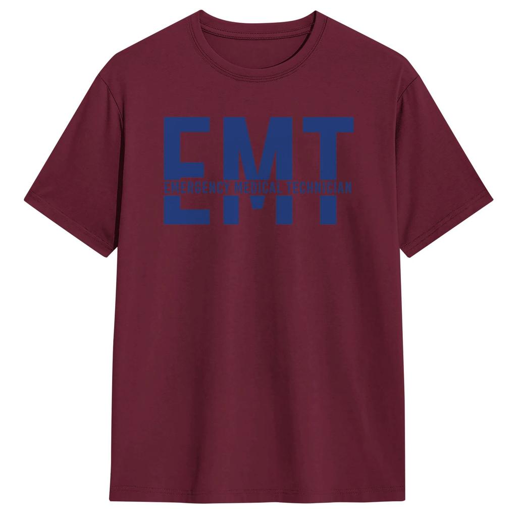 EMT Emergency medical T Shirt Summer  Y2K Retro T Shirts Cotton Harajuku Tee Shirt For Men Casual Tees