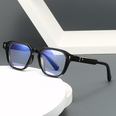 2518 Anti-Blue Glasses Men'S Japanese And Korean Tide Large Frame Square Frame High-End High Definition Reading Glasses