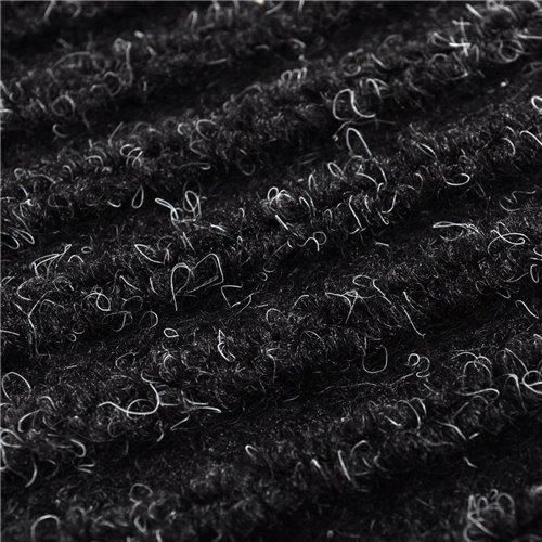 Tapis d'entrée - vidaXL - Noir - 90 x 60 cm - Antidérapant - Vinyle