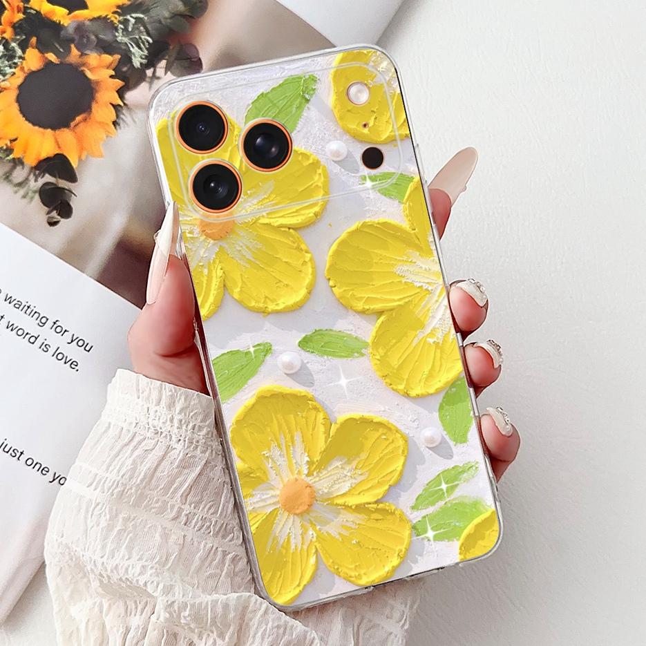 For Apple iPhone 17 Pro Max Case iPhone17 Air Fashion Painted Cover Soft Silicone Case For iPhone 17 Air iPhone17 Pro Max Fundas