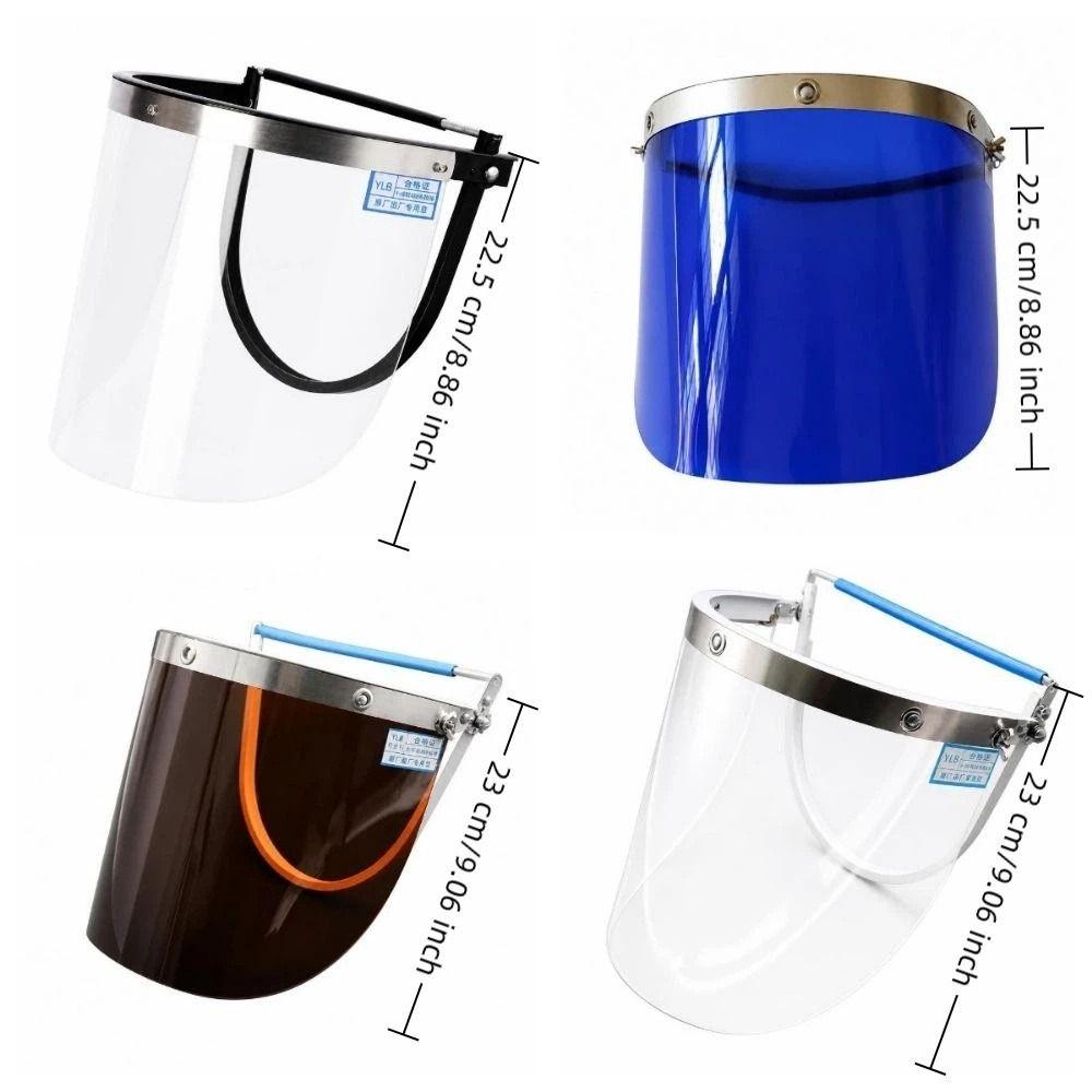 Transparent Full Face Visor High Temperature Resistant Welding Mask Construction