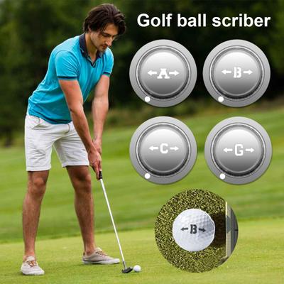 Hassas Golf Topu İşaretleyicisi Golf Aksesuarları Kendin Yap Golf İşaretleyicisi Golf Topu Lineri Golf Hizalama Aracı Top Tanımlama Aracı
