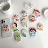 Cartoon Japanese Shin Chan Cute Adhesive Phone Airbag Stand Desktop TV Show Scalable Santa Claus Cookies
