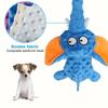 Indestructible Bite-Resistant Dog Chew Toy, Squeaky Elephant Plush Teeth Cleaning Toy, For Small Medium Large Dogs Pet Supplies