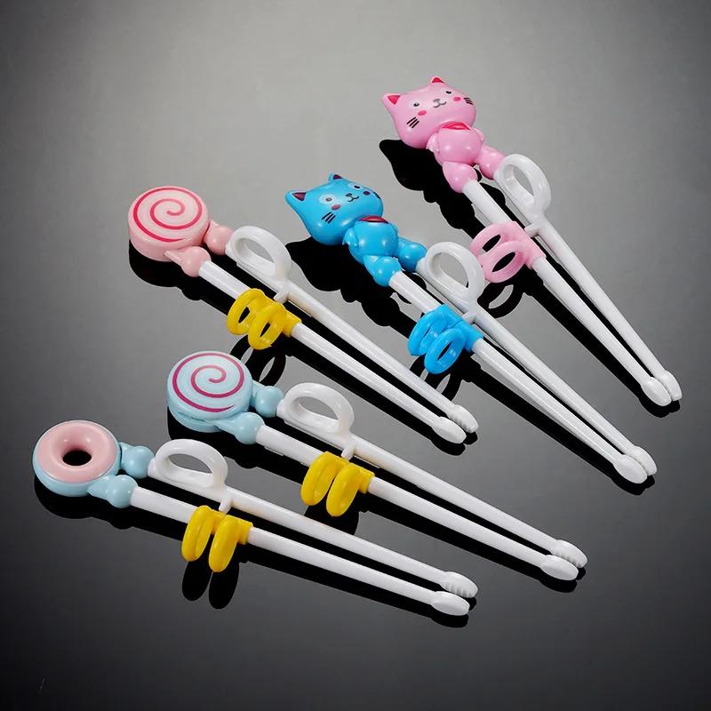 Training Chopsticks Beginner Chinese Japanese Food Removable Children Learning Dinnerware Stainless Steel Tableware Accessories