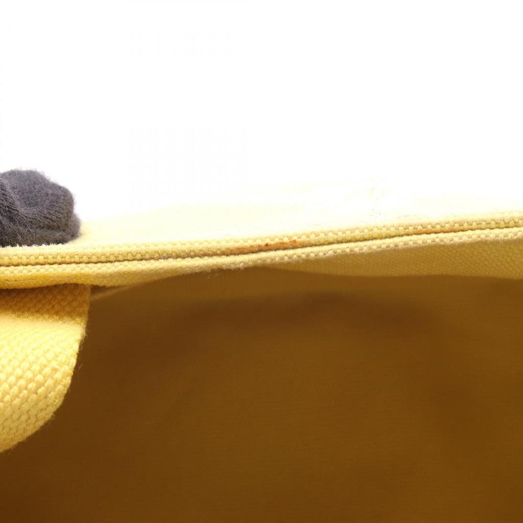 Used PRADA CANAPA Canapa Mini Tote Bag BN2439 Canvas Yellow Used Women