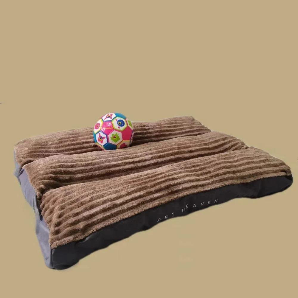 Dog Bed Washable Kennel Four Seasons Pet Large Sofa Plus Corduroy Thick Deep Sleep Cushion Puppy Mat for Small To Large Dogs