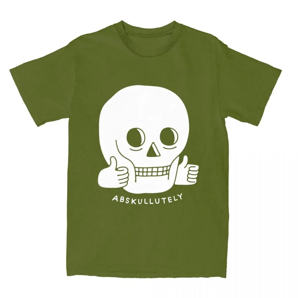 Funny Skull Shirt Apparel Men Women's Cotton Funny Spooky Skeleton Bones Tees Short Sleeve Tops Gift Idea