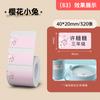 NIIMBOT B1/B2/B2Pro/B21/B21Pro/B31/B4/B203/B3S Cartoon Label Name Stickers Cute Colorful Thermal Classified Sticky Note Storage Printing Paper