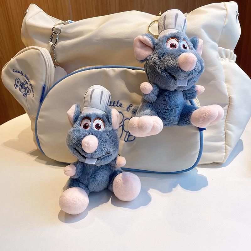New Cute Cartoon Chef Mouse Plush Pendant Doll Animal Doll Gift Keychain Plush Toy Anime Peripheral