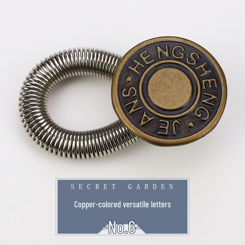 Adjustable Waist-Extender Jeans Buttons - Retractable, Detachable & Universal Buckles