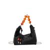 New Trend Fashion Flower Dumpling Bag Beaded Niche Portable Chain Single Shoulder Crossbody