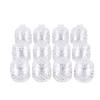 12 Pièces Boîte à Bonbons en Plastique Couronne Cygne Or Argent Emballage Transparent Boîte à Bonbons Anniversaire Mariage Fourniture de Fête