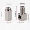 90° Spacer Sensor Engine Light Cel Check Bung Mini Catalytic Converter O2 For