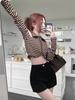 Sexy Korean-Style Black Elastic Shorts for Women with Fleece, Fashionable Spring Pants