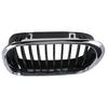 Stylish Appearance Chrome Black Grille ABS Material