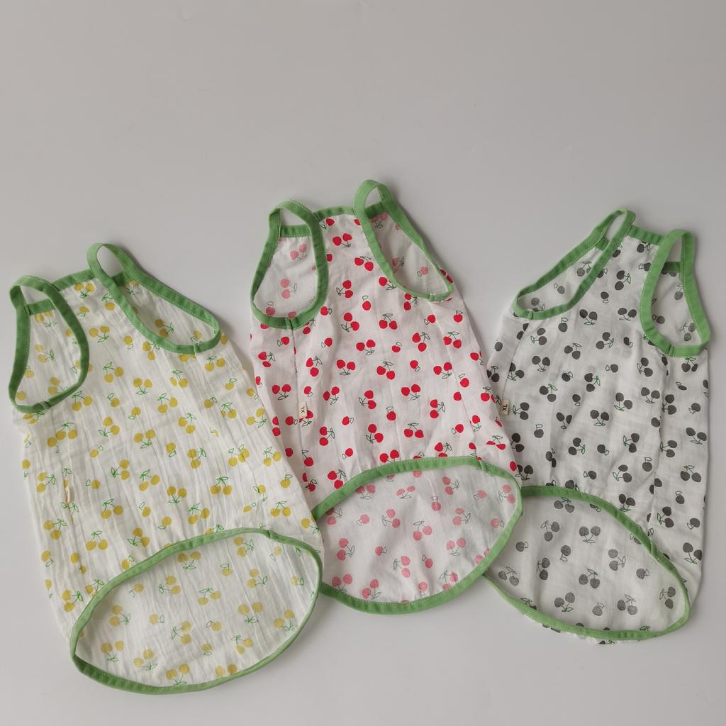 Lente en Zomer Katoenen Kersenrok met Bretels Ademend en Comfortabel Sphinx Kaal Kat Duitse Kleding