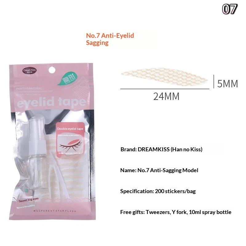 Unsichtbare Faser-Augenlifting-Sticker Wasserdicht Atmungsaktiv Doppellid-Klebeband Straffung schlaffer Augenlider Spitze Netz-Augenlid-Sticker Augenlid