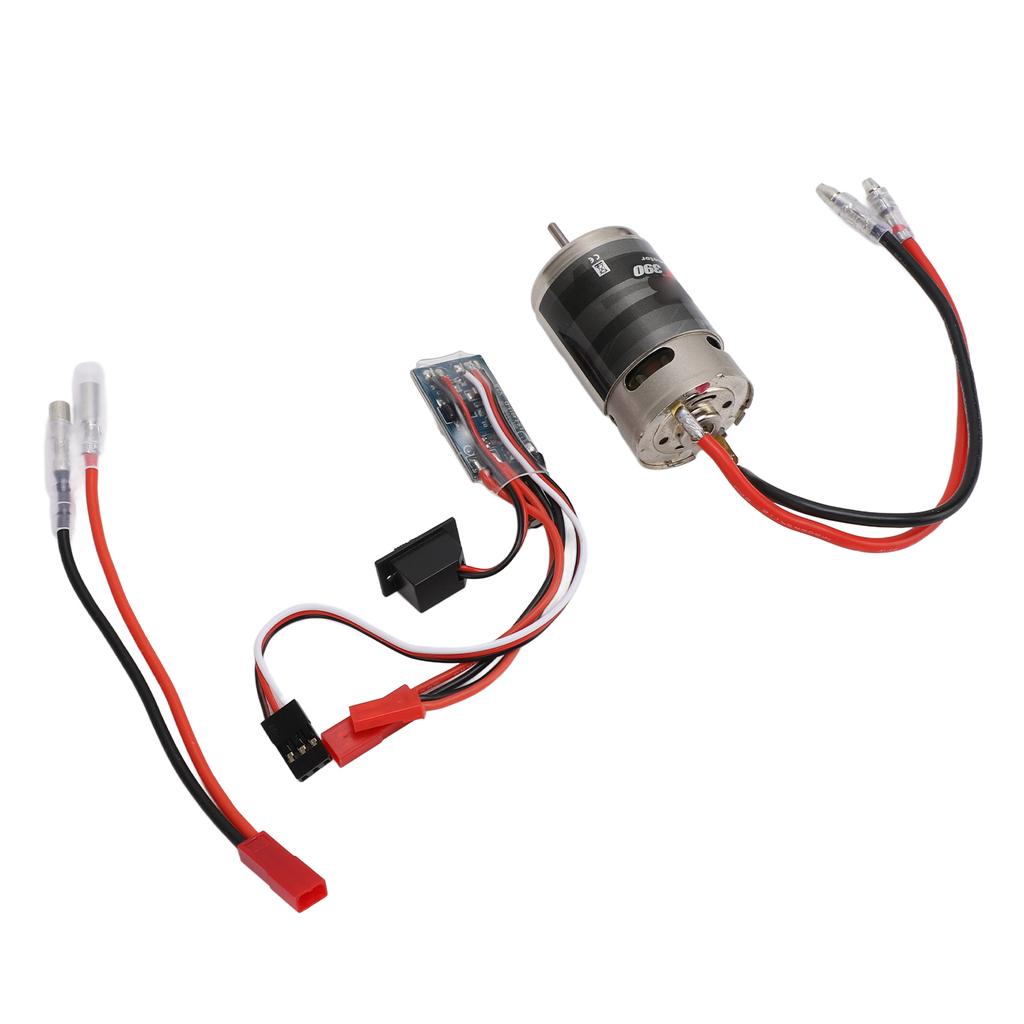 RC Bürstenmotor ESC Set 28T 390 Bürstenmotor mit 30A Bürsten-ESC JST Buchse auf 4.0mm Buchse